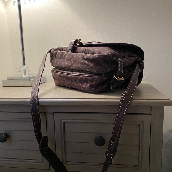 SOLD• LOUIS VUITTON SAUMUR 30 MINI LIN DE - Picture 8 of 8